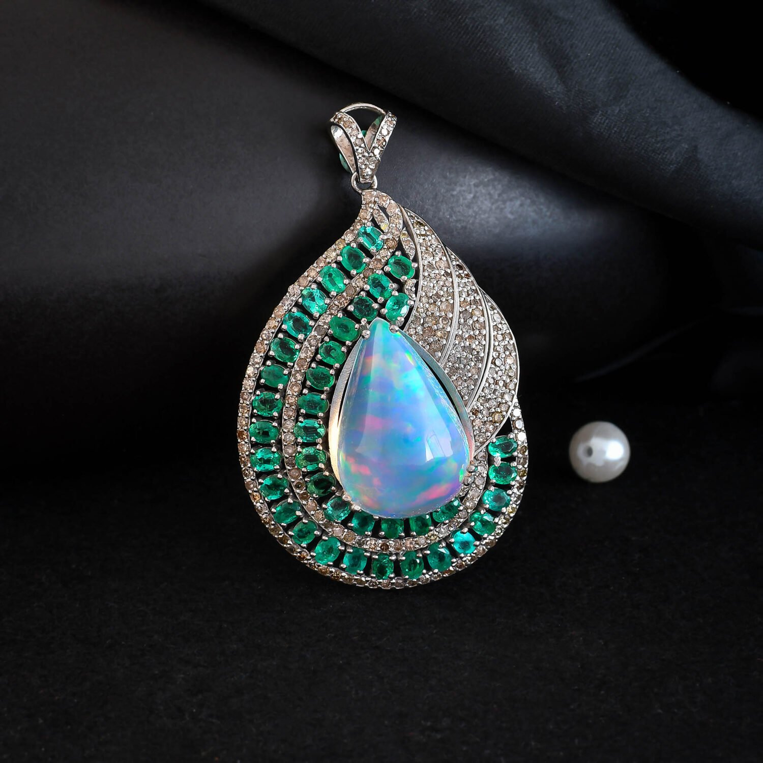 Ethiopian opal pendant